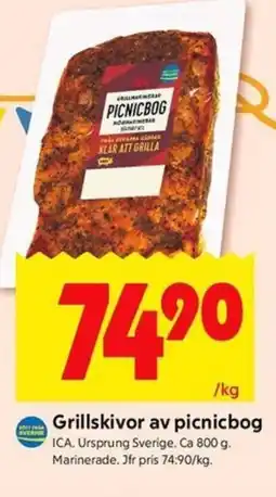 ICA Kvantum ICA Grillskivor av picnicbog erbjuda