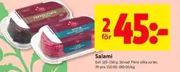 ICA Kvantum Salami erbjuda