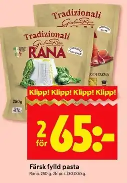 ICA Kvantum Färsk fylld pasta erbjuda