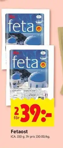 ICA Kvantum ICA Fetaost erbjuda