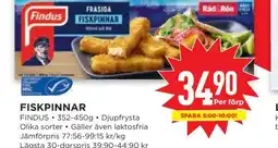 Willys Fiskpinnar erbjuda