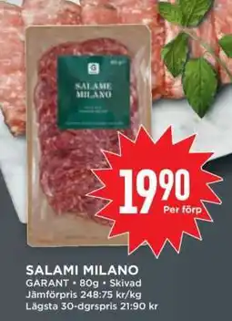Willys Salami Milano erbjuda