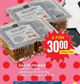 Willys SALTA PINNAR erbjuda