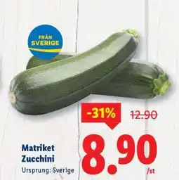 Lidl Matriket Zucchini erbjuda