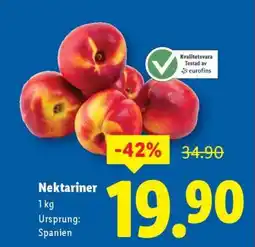 Lidl Nektariner erbjuda