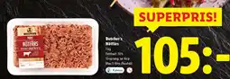 Lidl Butcher's Nötfärs erbjuda