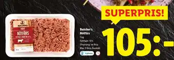 Lidl Butcher's Nötfärs erbjuda