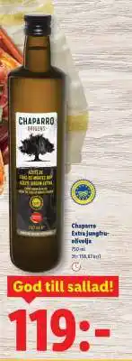 Lidl Chaparro extra jungfru-olivolja erbjuda