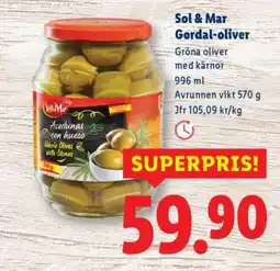 Lidl Sol & Mar Gordal-oliver erbjuda