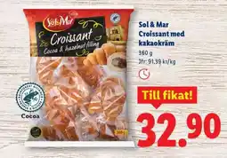 Lidl Sol & Mar Croissant med kakaokräm erbjuda