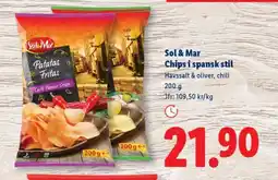 Lidl SOL & MAR Chips i spansk stil erbjuda