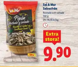 Lidl Sol & Mar Solrosfrön erbjuda