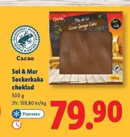 Lidl Sol & Mar Sockerkaka choklad erbjuda
