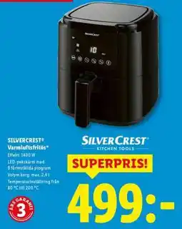 Lidl SILVERCREST Varmluftsfritös erbjuda
