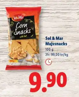 Lidl SOL&MAR Majssnacks erbjuda