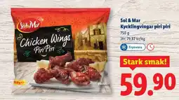 Lidl SOL&MAR Kycklingvingar piri piri erbjuda