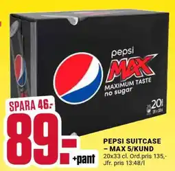 ÖoB PEPSI SUITCASE erbjuda