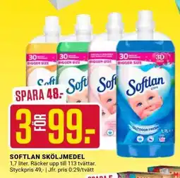 ÖoB Softlan sköljmedel erbjuda