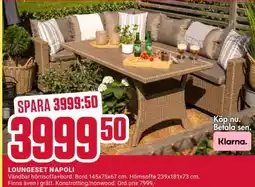 ÖoB LOUNGESET NAPOLI erbjuda