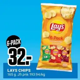 ÖoB LAYS CHIPS erbjuda