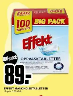 ÖoB EFFEKT MASKINDISKTABLETTER erbjuda