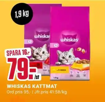 ÖoB WHISKAS KATTMAT erbjuda