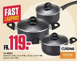 ÖoB Kastrull och Gryta erbjuda