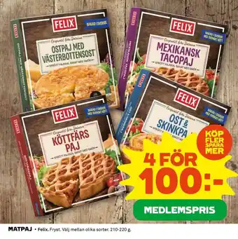 Coop FELIX Matpaj erbjuda