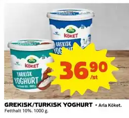 Coop ARLA Grekisk/turkisk yoghurt erbjuda