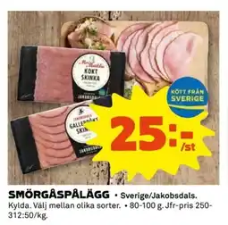 Coop Smörgåspålägg erbjuda