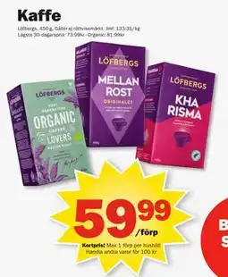 Pekås Kaffe erbjuda