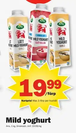 Pekås Mild yoghurt erbjuda