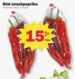 Pekås Röd snackpaprika erbjuda