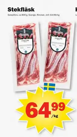 Pekås Stekfläsk erbjuda