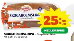 Coop SKOGAHOLM Skogaholmslimpa erbjuda