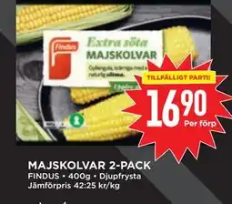 Willys MAJSKOLVAR 2-PACK erbjuda