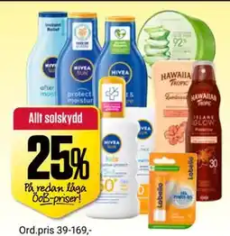 ÖoB Allt solskydd erbjuda