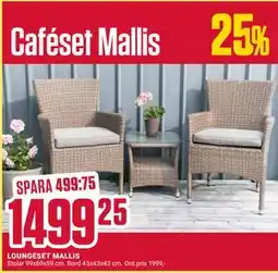 ÖoB Caféset Mallis erbjuda