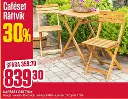 ÖoB CAFÉSET RÄTTVIK erbjuda
