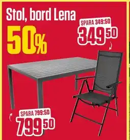 ÖoB Stol, bord Lena erbjuda