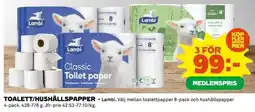 Coop LAMBI Toalett/hushållspapper erbjuda