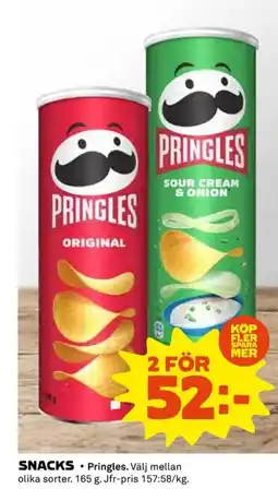 Coop PRINGLES Snacks erbjuda