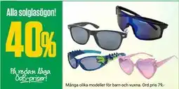 ÖoB Alla solglasögon! erbjuda