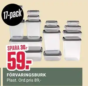 ÖoB FÖRVARINGSBURK erbjuda