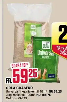 ÖoB ODLA GRÄSFRÖ erbjuda