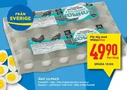 Willys Hemma ÄGG 24-PACK erbjuda