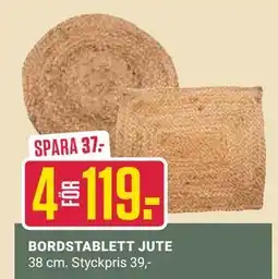ÖoB BORDSTABLETT JUTE erbjuda