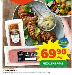 Coop Daglivs FLÄSKYTTERFILÉ erbjuda