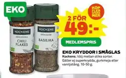 Coop Daglivs EKO KRYDDOR I SMÅGLAS erbjuda