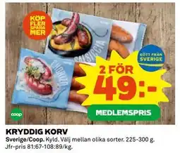 Coop Daglivs KRYDDIG KORV erbjuda